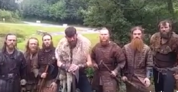[Video] John Redmond announces next fight while on 'Vikings' set