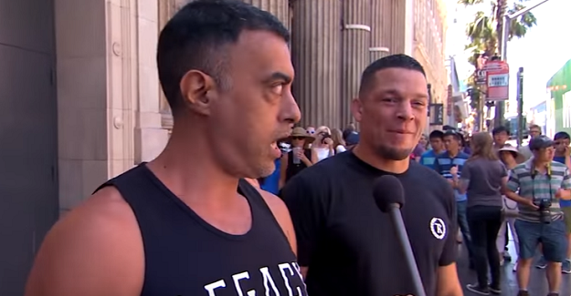 [Video] Nate Diaz rolls up on unsuspecting Conor McGregor fans
