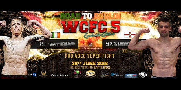 Paul Redmond to face Steven Moore in an ADCC grappling match at WCFC 5