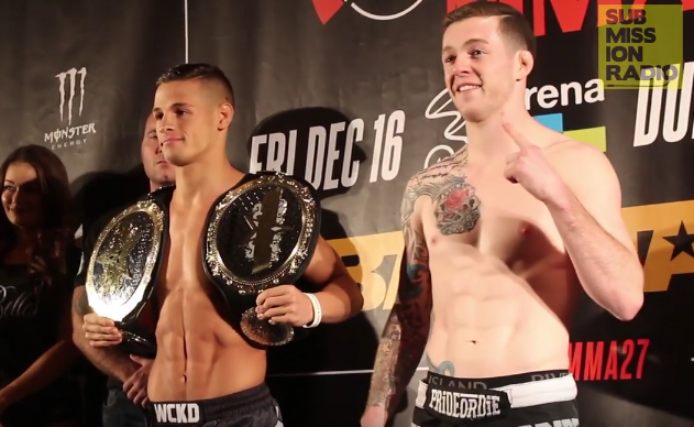 [Video] Alan Philpott and Tom Duquesnoy weigh-in BAMMA 27