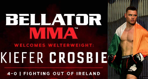 Kiefer Crosbie to make Bellator debut in Italy