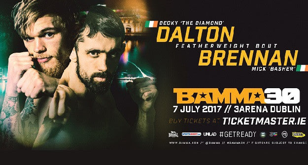 Decky Dalton vs. Mick Brennan added to BAMMA 30