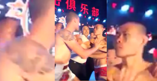 James Heelan nearly involved in a brawl at weigh-ins in China