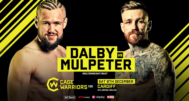 Philip Mulpeter vs. Nicolas Dalby set for Cage Warriors 100