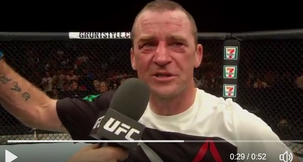 [Video] Neil Seery's retirement speech UFC Glasgow