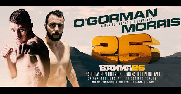 Gary Morris vs. Darren O'Gorman added to BAMMA 26