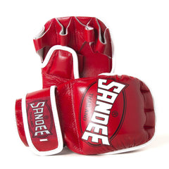 Sandee 7oz MMA Gloves - Red