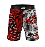 KSW MMA Shorts Red