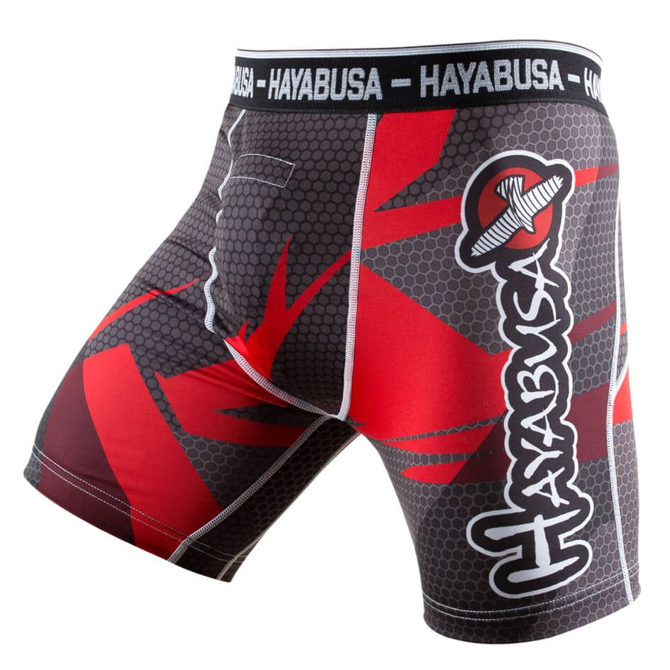 Hayabusa Metaru Compression Shorts Red