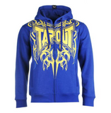 Tapout Logo Zip Hoodie Blue